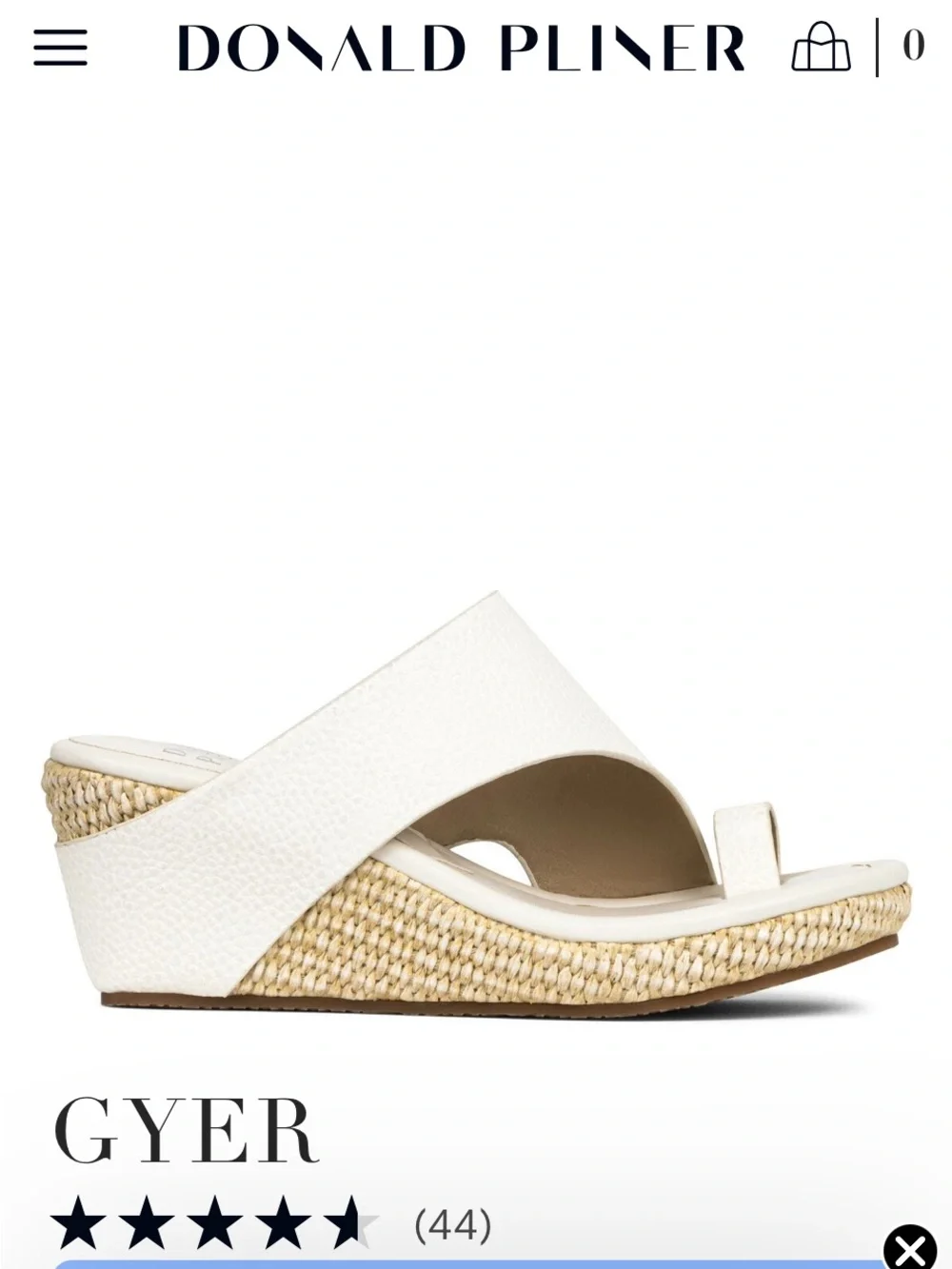 Donald J. Pliner footbed toe stylish